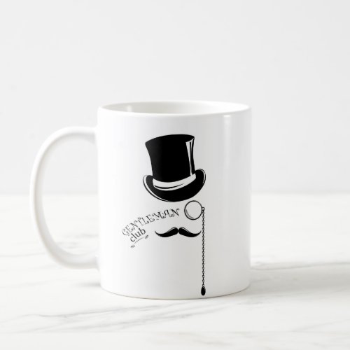 Vintage gentlemen elegance coffee mug