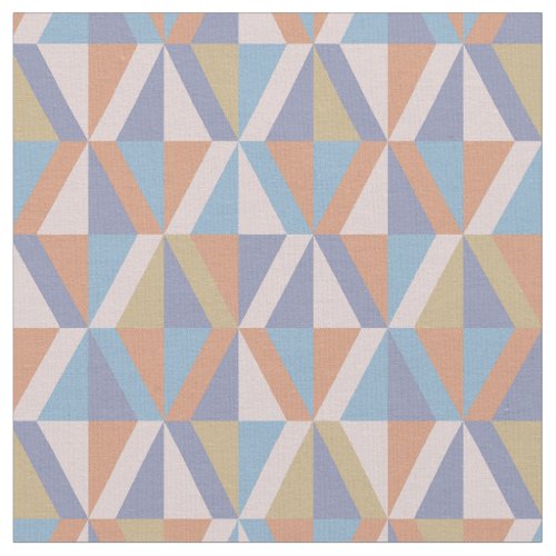 Vintage geometric abstract colorful pattern fabric