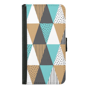 Vintage Geometric: Abstract Illustration. Samsung Galaxy S5 Wallet Case