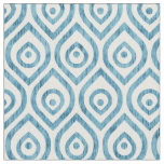 Vintage geometric blue ogee pattern. fabric