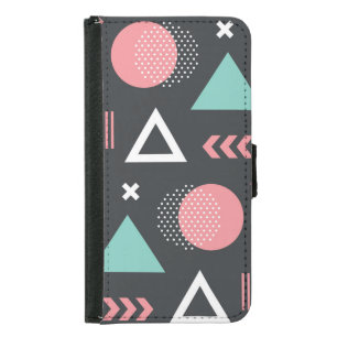 Vintage geometric figures: seamless design. samsung galaxy s5 wallet case