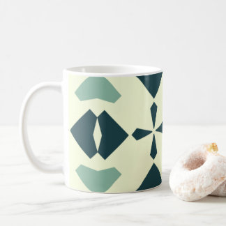 Vintage Geometric Pattern Coffee Mug