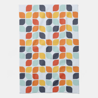 Vintage Geometric Pattern Kitchen Towel
