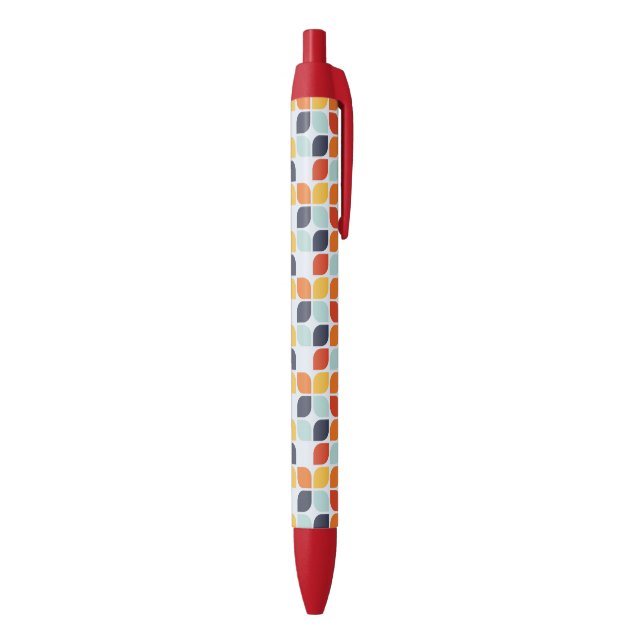 Vintage Geometric Pattern Pen (Bottom (Vertical))