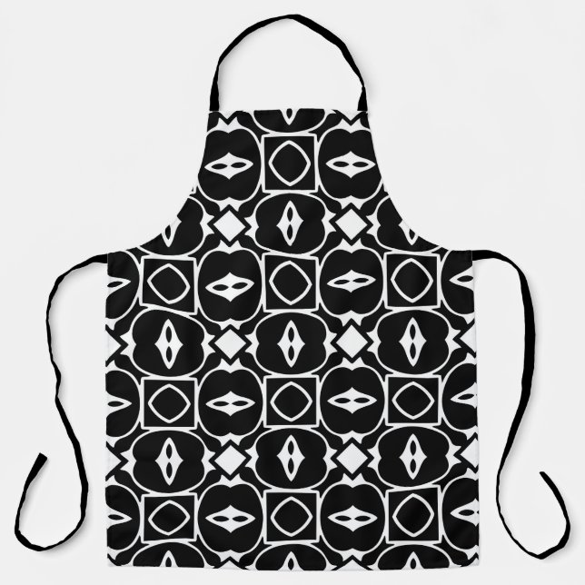 Vintage geometric pattern. Repeating elements styl Apron (Front)