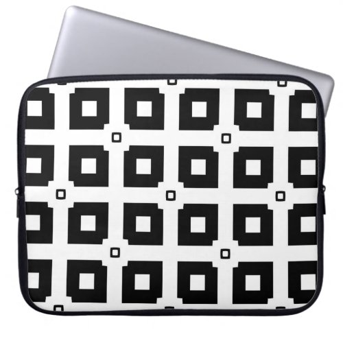 Vintage geometric pattern Repeating elements styl Laptop Sleeve