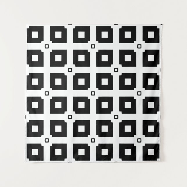 Vintage geometric pattern. Repeating elements styl Tapestry (Front)