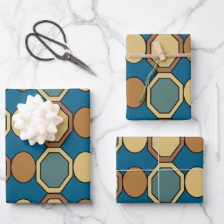 Vintage Geometric Shapes Mid Century Modern 