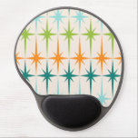 Vintage Geometric Starbursts Gel Mousepad<br><div class="desc">Vintage. Geometrics. Starbursts. If you love any of those words, this retro Vintage Geometric Starbursts Gel Mousepad is for you. This mid century modern design features a cream background with rows of turquoise, lime green, orange, and teal starbursts. This mod design pairs beautifully with Strange Little Onion’s Retro Atomic Mobile...</div>