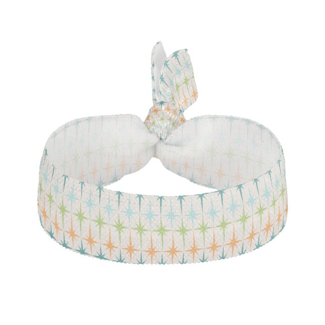 Vintage Geometric Starbursts Hair Tie (Front)