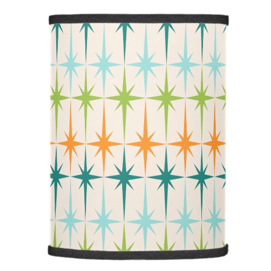 Vintage Geometric Starbursts Lamp Shade (Right)