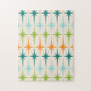 Vintage Geometric Starbursts Puzzle