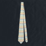 Vintage Geometric Starbursts Tie<br><div class="desc">Vintage. Geometrics. Starbursts. If you love any of those words, this retro Vintage Geometric Starburst Tie is for you. This mid century modern design features a cream background with rows of turquoise, lime green, orange, and teal starbursts. This mod design pairs beautifully with Strange Little Onion’s Retro Atomic Mobile Pattern...</div>