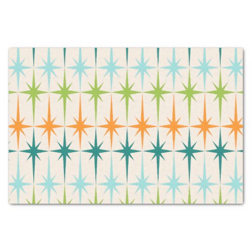 Vintage Geometric Starbursts Tissue Paper