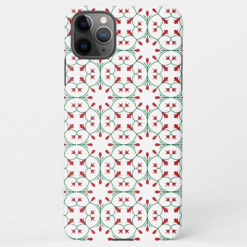 vintage geometric tile pattern iPhone 11Pro max case