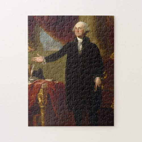 Vintage George Washington Portrait Painting 2 Jigsaw Puzzle