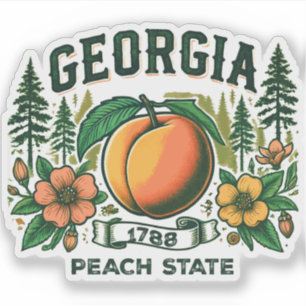 Vintage Georgia Sticker