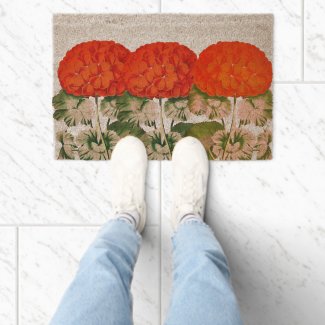  Vintage Geranium Trio