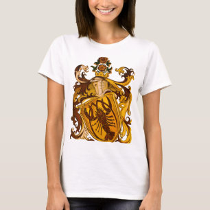 Vintage German Cancer Zodiac Coat of Arms T-Shirt
