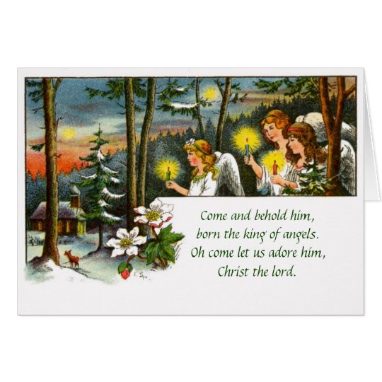 Vintage German Christmas Card | Zazzle.com