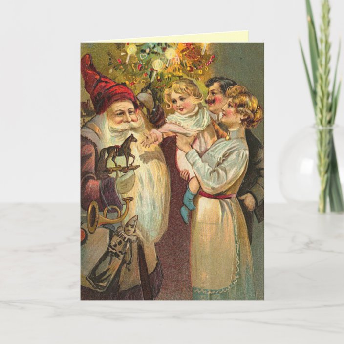 Vintage German Christmas Card | Zazzle.com