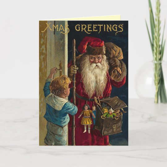 Vintage German Christmas Card | Zazzle.com