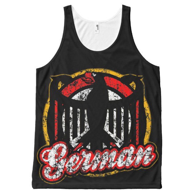 Germany Eagle Red Juniors Tank Top - Show Your German Soccer Pride!