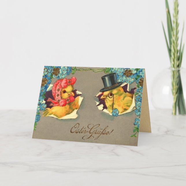 Vintage German Easter Card (Front)