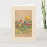 Vintage German Easter Card.  Happy Easter! Holiday Card at Zazzle