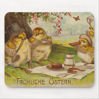 Vintage German Easter Card Mouse Pad