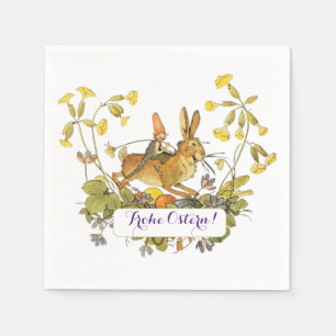 Vintage German Easter Napkins