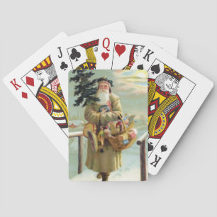 Vintage German Father Christmas Playing Cards