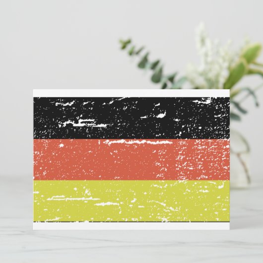 Vintage German Flag (Standing Front)