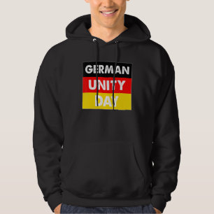 Vintage German Flag 3 October Celebration Germany Hoodie