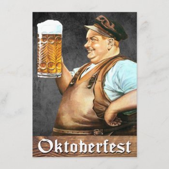 Vintage German Oktoberfest Invitation by Anything_Goes at Zazzle