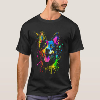 Vintage German Shepherd Design With A Dog On It T-Shirt