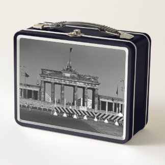 Vintage Germany Berlin Brandenburg Gate Metal Lunch Box
