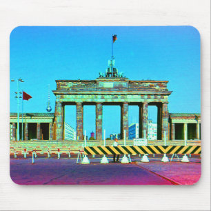 Vintage Germany Berlin Brandenburg Gate Mouse Pad