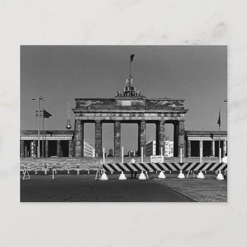 Vintage Germany Berlin Brandenburg Gate Postcard