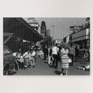 Vintage Germany Berlin kurfürstendamm avenue Jigsaw Puzzle