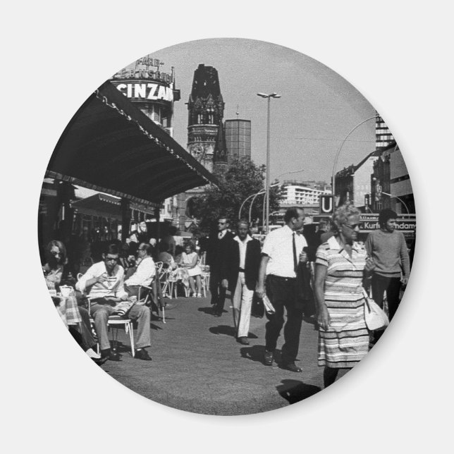 Vintage Germany Berlin kurfürstendamm avenue Magnet (Front)