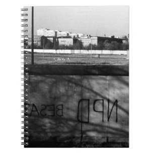 Vintage Germany Berlin wall 1970 Notebook