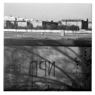 Vintage Germany Berlin wall Ceramic Tile