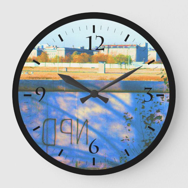 Vintage Germany Berlin wall Large Clock (Front)