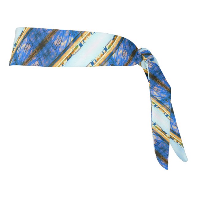 Vintage Germany Berlin wall Tie Headband (Rotate 90)