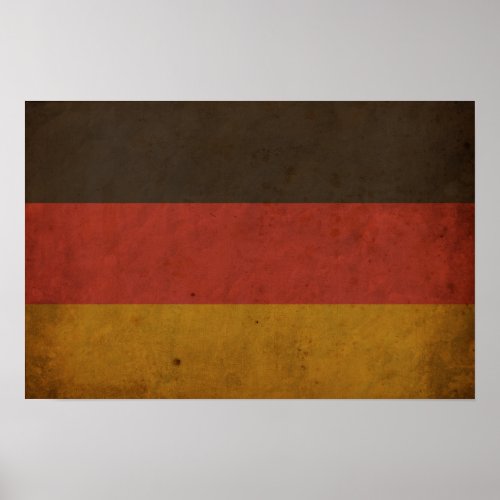 Vintage Germany Flag Poster