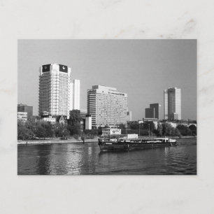 Vintage Germany Frankfurt Main river Postcard