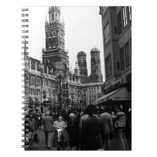 Vintage Germany Munich Frauenkirche Frauenplatz 70 Notebook