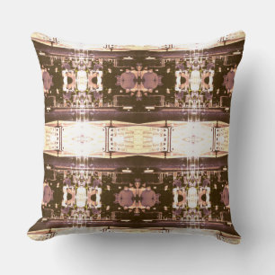 Vintage Germany Munich Station Marienplatz  Throw Pillow