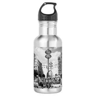 Vintage Germany Munich Towngate Karistor 1970 Stainless Steel Water Bottle